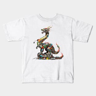 Junk Dada Dragon series v10 Kids T-Shirt